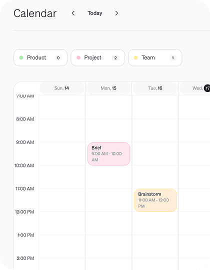 Production calendar