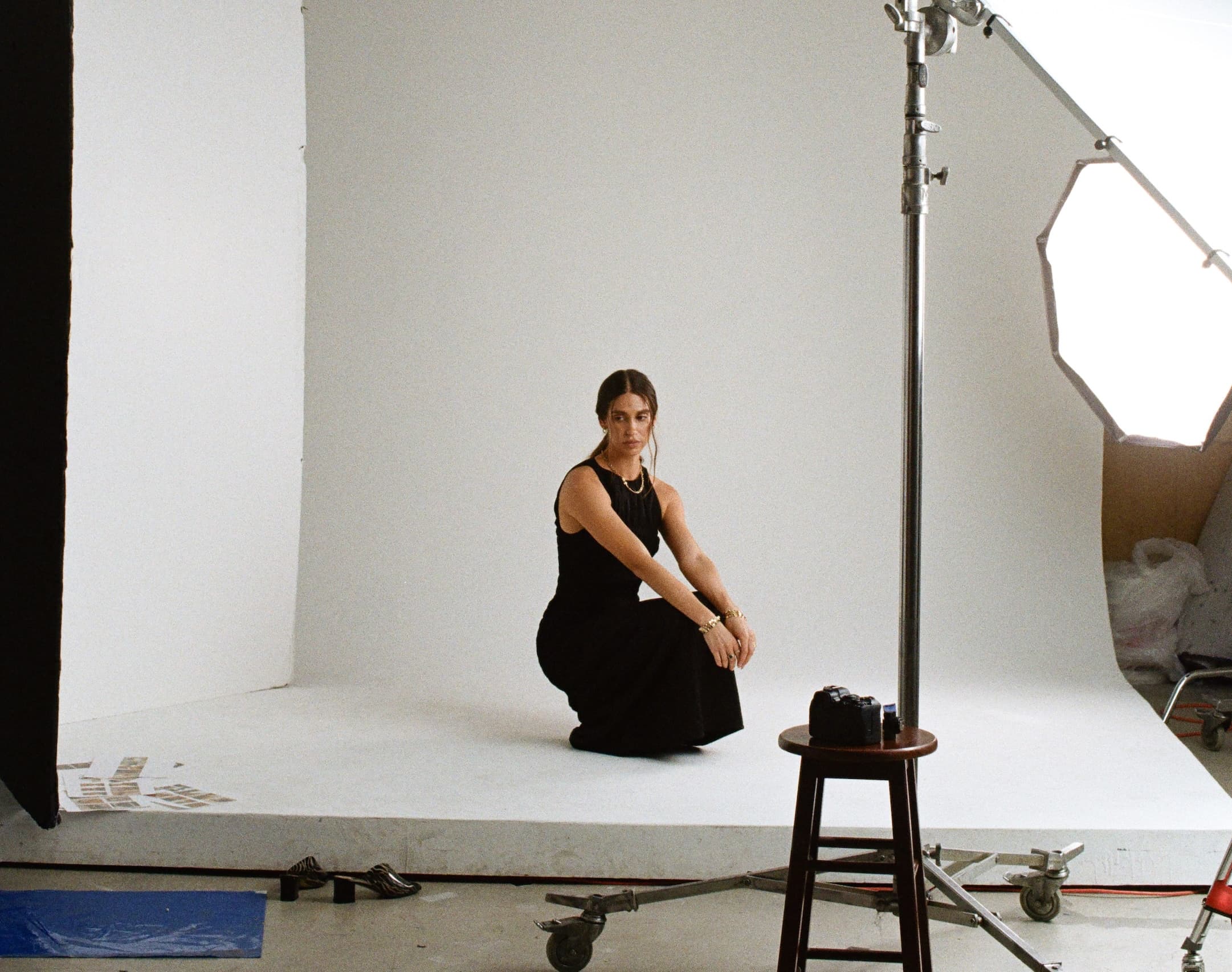 Photo shoot set with creative director — prepros production planning
